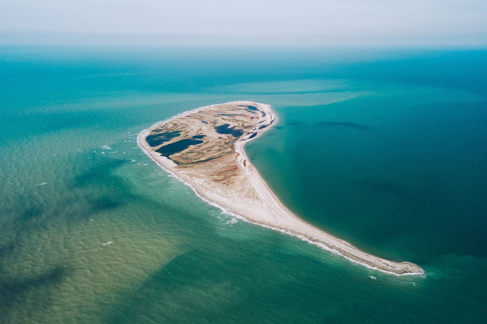 The Bakal Spit in Razdolnoye district