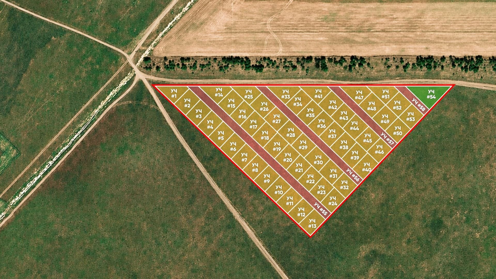 Site plan of the U-Dachny Crimea tract